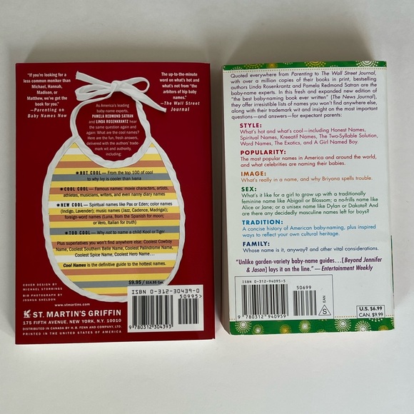 2 baby naming books - Picture 3 of 5